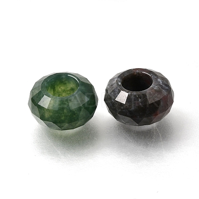 Natural Indian Agate European Beads GG-NH0003-A14-1