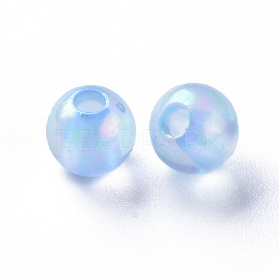 Transparent Acrylic Beads X-MACR-S370-B6mm-749-1