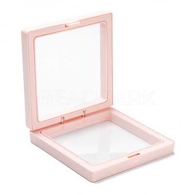 Square Transparent PE Thin Film Suspension Jewelry Display Box LS-X1-CON-D009-01A-04-1