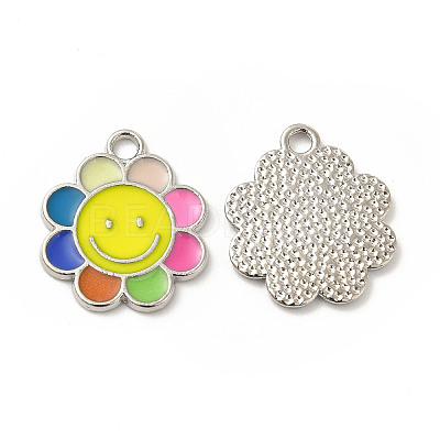 Alloy Enamel Pendants ENAM-B050-04P-01-1