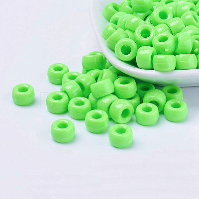 Halloween Theme Opaque Acrylic European Beads PL338-M-1