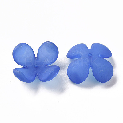 Frosted Acrylic Bead Caps MACR-S371-06A-751-1