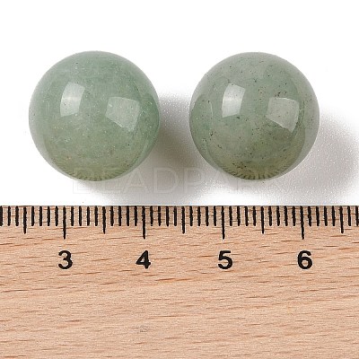 Natural Green Aventurine No Hole Sphere Beads G-K353-04D-02-1