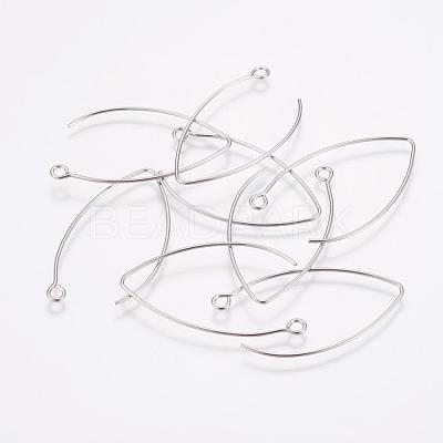 Tarnish Resistant 304 Stainless Steel Hoop Earrings STAS-K148-10-1