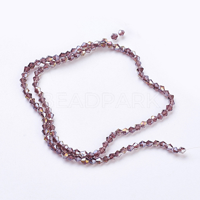 Glass Beads Strands X-EGLA-S056-01-1