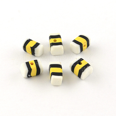 Mixed Shapes Handmade Polymer Clay Beads CLAY-R060-114-1