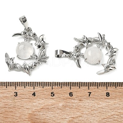 Natural Quartz Crystal Pendants G-B194-01P-11-1