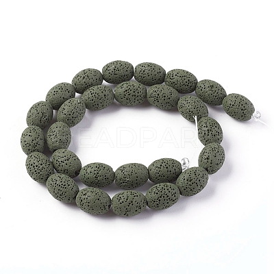 Natural Lava Rock Beads Strands G-F671-03B-15-1