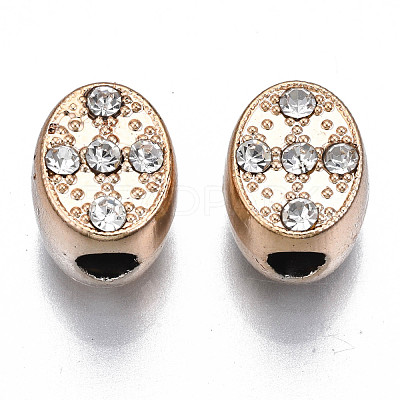 UV Plating Acrylic European Beads OACR-N010-043LG-1