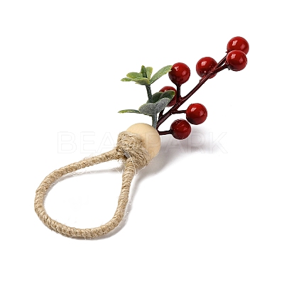 Jute Twine Napkin Rings AJEW-U016-01C-1