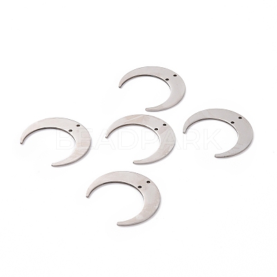 201 Stainless Steel 2-Loop Link Charms STAS-N090-LA039-P-1