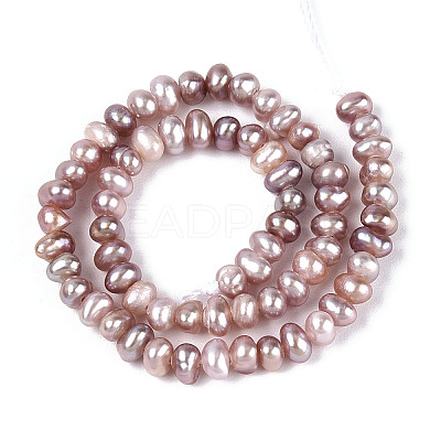 Natural Cultured Freshwater Pearl Beads Strands PEAR-N025-01A-1