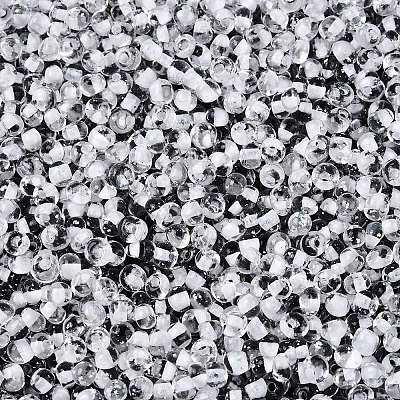 8/0 Inside Colours Transparent Glass Seed Beads X1-SEED-T007-06B-1