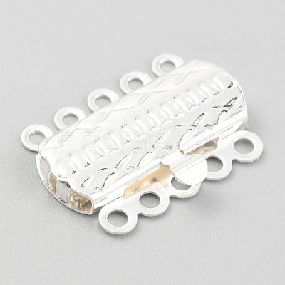 304 Stainless Steel Box Clasps STAS-H151-17S-1