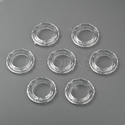 Transparent Acrylic Beads X-PL671Y-1-1