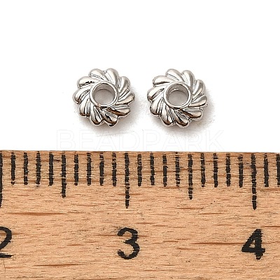 Eco-Friendly Alloy Spacer Beads PALLOY-WH0109-02P-NR-1