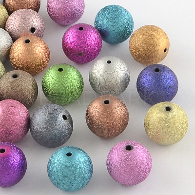 Crapy Exterior Acrylic Beads X-ACRP-R005-20mm-M-1