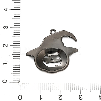 Halloween Brass Enamel Pendants KK-F915-01F-B-1