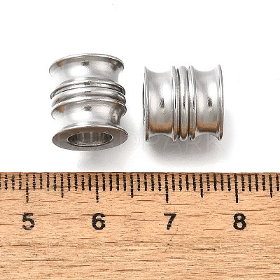 304 Stainless Steel Beads STAS-E039-32P-1