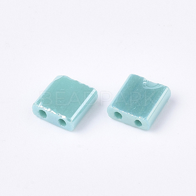 2-Hole Opaque Glass Seed Beads SEED-S023-07I-1