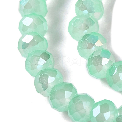 Baking Electroplate Glass Beads Strands LS-DGLA-A039-J6MM-B07-1