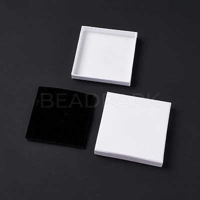 Paper with Sponge Mat Necklace Boxes OBOX-G018-01B-03-1