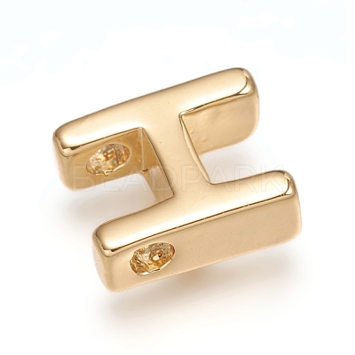 Brass Charms X-ZIRC-I037-01H-G-1