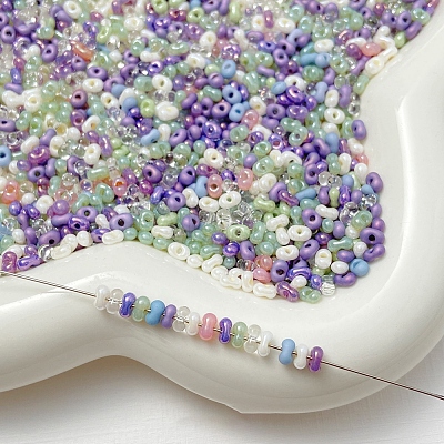 Transparent Glass Seed Beads FIND-U017-18C-1