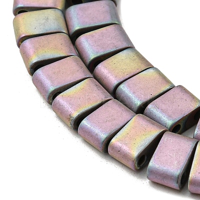 Electroplated Non-magnetic Synthetic Hematite Beads Strands G-C106-B01-04B-1
