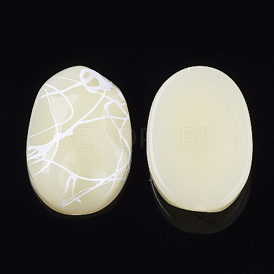 Drawbench Style Acrylic Cabochons DACR-T002-005-1