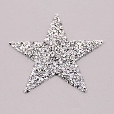 Star Glitter Hotfix Rhinestone DIY-WH0301-92C-02-1