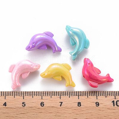 Opaque Acrylic Beads X-TACR-S153-34I-1