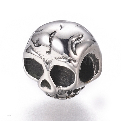304 Stainless Steel Beads STAS-G214-13AS-1