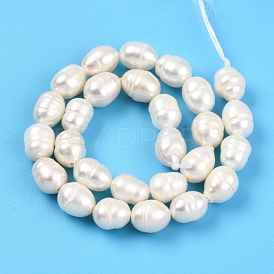 Natural Cultured Freshwater Pearl Beads Strands PEAR-N012-05Y-1