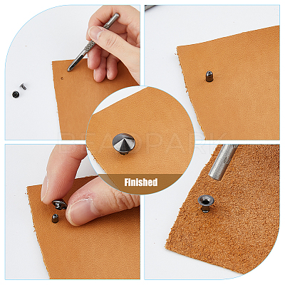 Brass Garment Rivets FIND-FH0008-55-1
