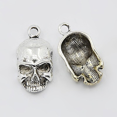 Tibetan Style Alloy Pendants TIBEP-R180-AS-LF-1