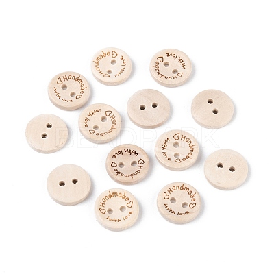 Wooden Buttons BUTT-K007-08A-1