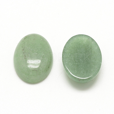 Natural Green Aventurine Cabochons G-R415-18x25-43-1