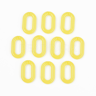 Imitation Jelly Acrylic Linking Rings OACR-T024-02-E04-1