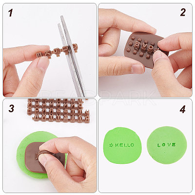 1 Set Plastic Cookie Stamp Sets DIY-CP0007-05-1