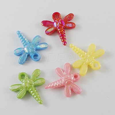 Opaque Acrylic Pendants SACR-R697-M17-1