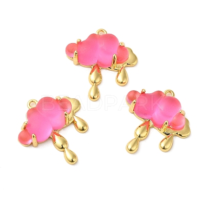 Translucent Resin Pendants KK-C023-04-1