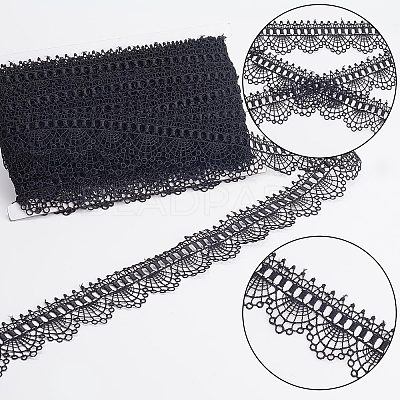 15 Yards Polyester Stitchwork Lace OCOR-GF0002-40B-1
