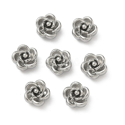 304 Stainless Steel Beads STAS-H235-06B-P-1