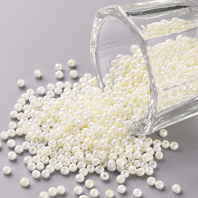 11/0 FGB Grade A Ceylon Glass Seed Beads X-SEED-N001-B-0482-1