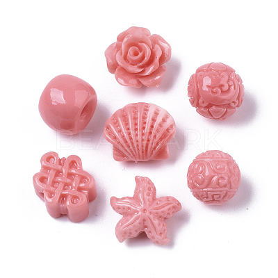 Synthetic Coral Beads CORA-R019-042-1