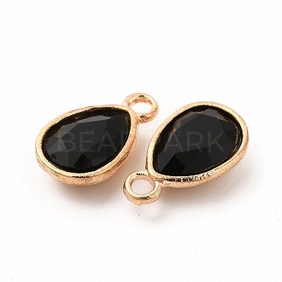 Faceted Glass Rhinestone Pendants GLAA-I051-A12-1