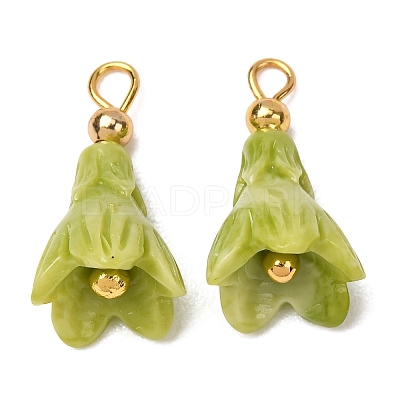 Dyed Synthetic Coral Pendants GG-CBAC295-03G-05-1