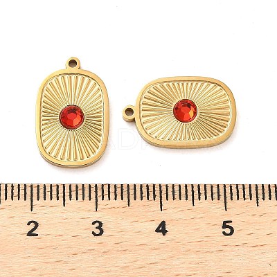 High Polished 304 Stainless Steel Pendants STAS-L022-090G-1