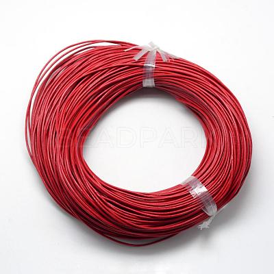 Spray Painted Cowhide Leather Cords WL-R001-2.0mm-15-1